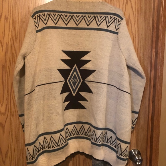 Pink Owl Tribal Wrap Sweater - Picture 6 of 7